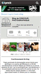 Mobile Screenshot of concour-photographique.skyrock.com