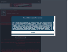 Tablet Screenshot of pompiersdu83.skyrock.com
