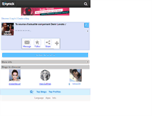 Tablet Screenshot of demi-fanclub.skyrock.com