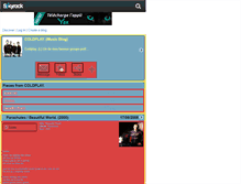 Tablet Screenshot of cold-play-x.skyrock.com