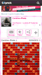 Mobile Screenshot of caroline--photo.skyrock.com