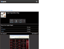 Tablet Screenshot of angelodogba.skyrock.com