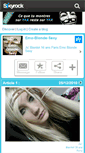 Mobile Screenshot of emo-blonde-sexy.skyrock.com