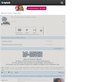 Tablet Screenshot of hp-music.skyrock.com