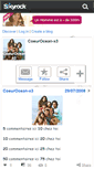 Mobile Screenshot of coeurocean-x3.skyrock.com