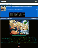 Tablet Screenshot of dragonballz1002.skyrock.com