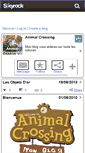 Mobile Screenshot of animal-crossing002.skyrock.com