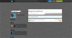 Desktop Screenshot of kreukkristin.skyrock.com