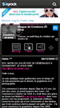 Mobile Screenshot of creations-of-mine.skyrock.com