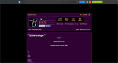Desktop Screenshot of lylystrange.skyrock.com