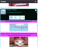 Tablet Screenshot of fande77morgane.skyrock.com