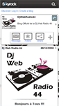 Mobile Screenshot of djwebradio44.skyrock.com