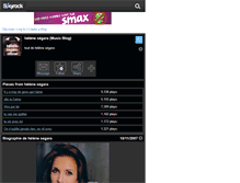 Tablet Screenshot of helene-segara-officiel.skyrock.com