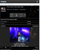 Tablet Screenshot of 30stmusic.skyrock.com
