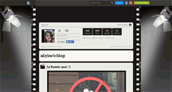 Desktop Screenshot of aliyine.skyrock.com