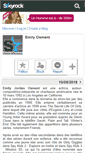 Mobile Screenshot of emilyosment.skyrock.com