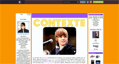 Desktop Screenshot of justin-bieber-quebecois.skyrock.com