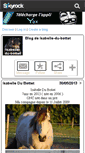 Mobile Screenshot of isabelle-du-bottet.skyrock.com