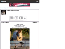 Tablet Screenshot of isabelle-du-bottet.skyrock.com