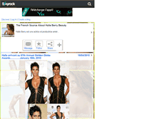 Tablet Screenshot of halleberrybeauty.skyrock.com