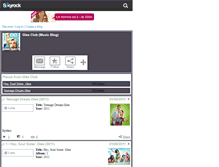 Tablet Screenshot of gleeclubofficial.skyrock.com