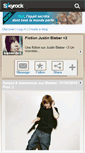 Mobile Screenshot of bieber-fics.skyrock.com