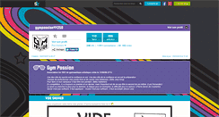 Desktop Screenshot of gympassion44350.skyrock.com