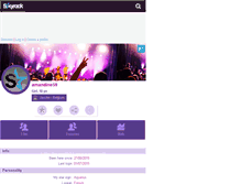 Tablet Screenshot of amandine59.skyrock.com