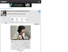 Tablet Screenshot of fantastic-hyekyo.skyrock.com