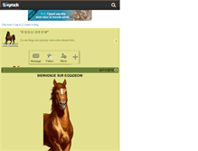 Tablet Screenshot of eqquideow.skyrock.com