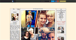 Desktop Screenshot of mileyphotonews.skyrock.com