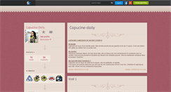 Desktop Screenshot of capucine-daily.skyrock.com