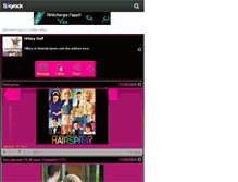 Tablet Screenshot of fandhillary-duff.skyrock.com