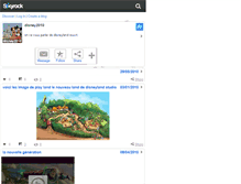 Tablet Screenshot of disney2010.skyrock.com