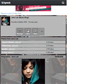 Tablet Screenshot of jena-lee-fans.skyrock.com