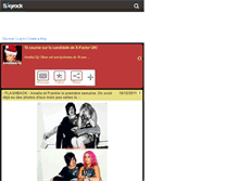 Tablet Screenshot of ameliaalily.skyrock.com