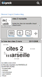 Mobile Screenshot of cites2marseille.skyrock.com