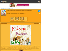 Tablet Screenshot of histoirespourries.skyrock.com