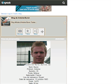 Tablet Screenshot of antoine-buron.skyrock.com