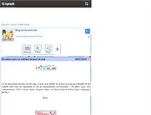Tablet Screenshot of fic-saku-life.skyrock.com