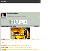 Tablet Screenshot of alex-rider007.skyrock.com