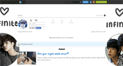 Desktop Screenshot of infinite.skyrock.com