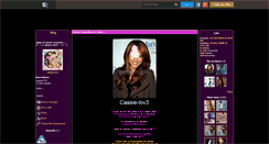 Desktop Screenshot of cassie-lov3.skyrock.com