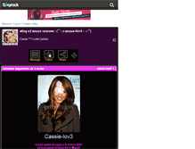 Tablet Screenshot of cassie-lov3.skyrock.com