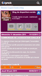Mobile Screenshot of disparition-coralie.skyrock.com