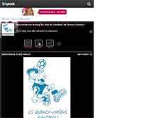 Tablet Screenshot of csqvhandball.skyrock.com