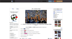 Desktop Screenshot of football-italien.skyrock.com