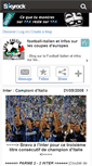 Mobile Screenshot of football-italien.skyrock.com