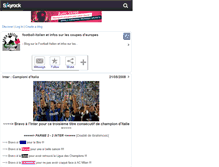 Tablet Screenshot of football-italien.skyrock.com