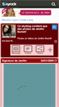 Mobile Screenshot of jenifer142536.skyrock.com